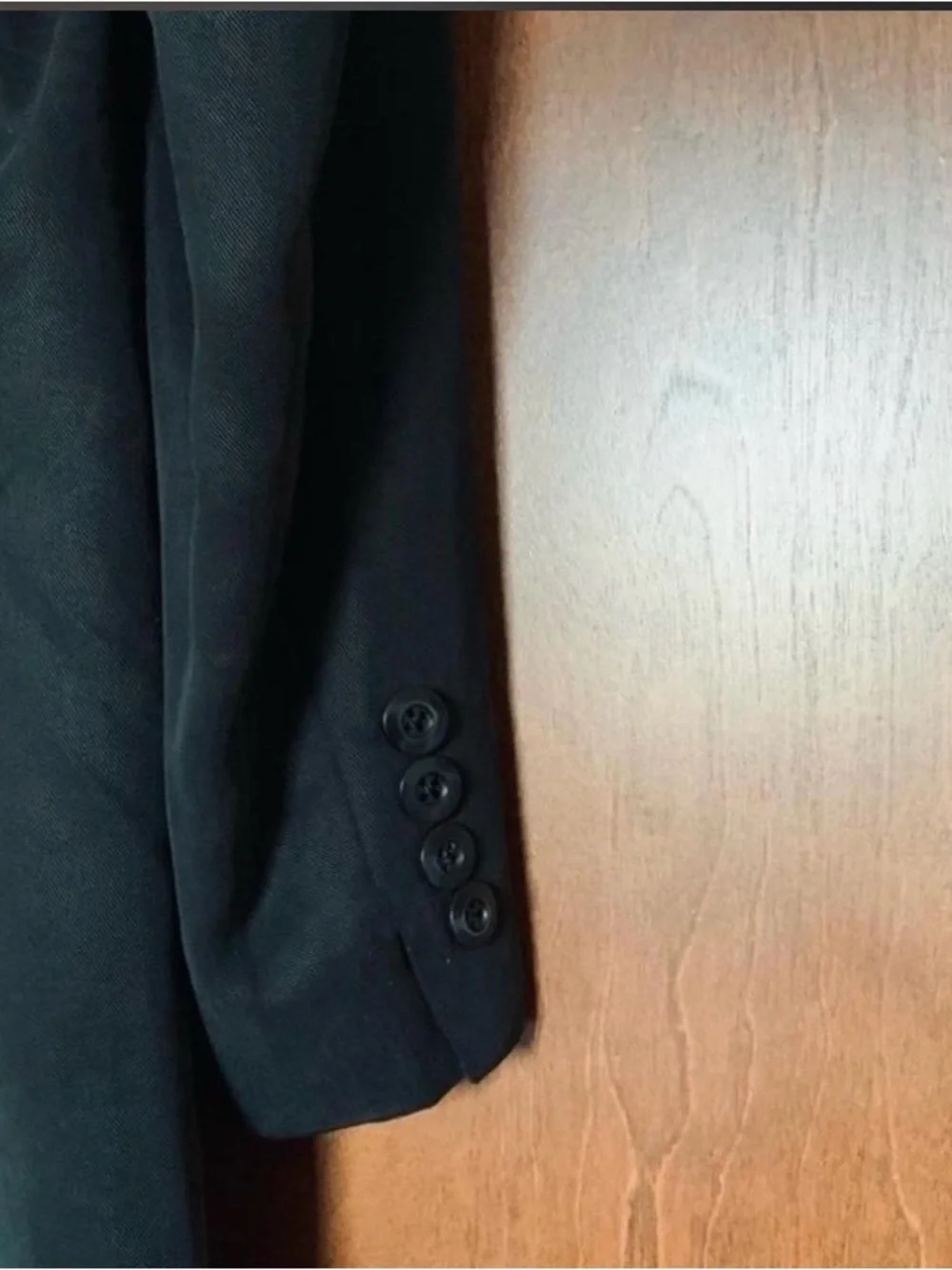 Vintage Lauren Ralph Lauren Mens Size 42R Black Sport Coat Blazer Made In Canada